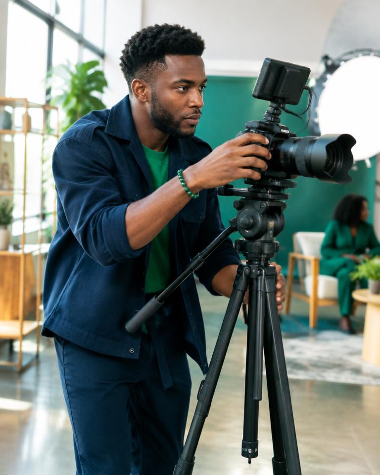 Photography & Video professional at work